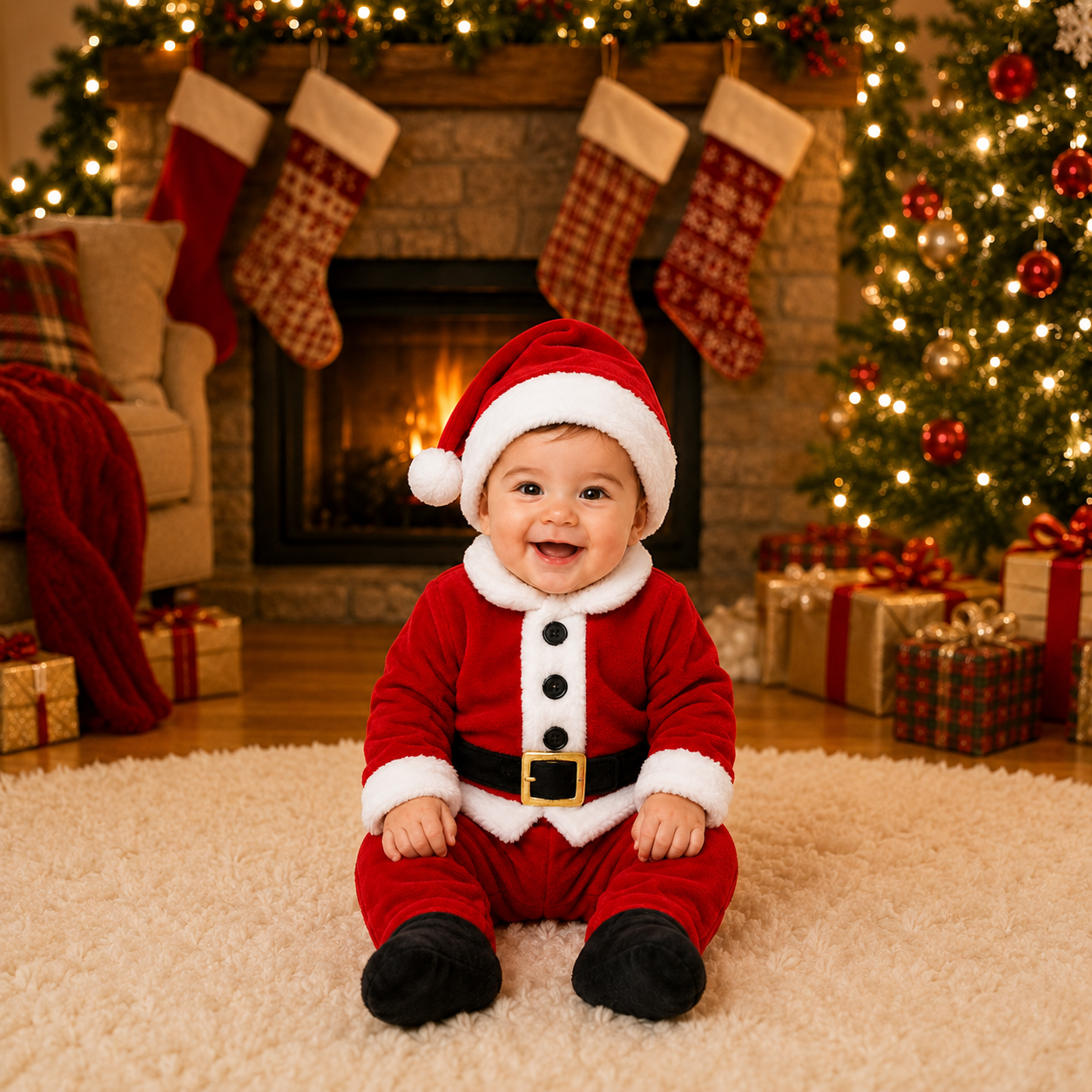 Santa's Little Helper Onesie